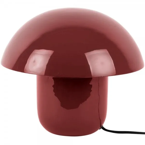 Leitmotiv Tischleuchte Fat Mushroom Enamel Ochre Red (25x29cm)