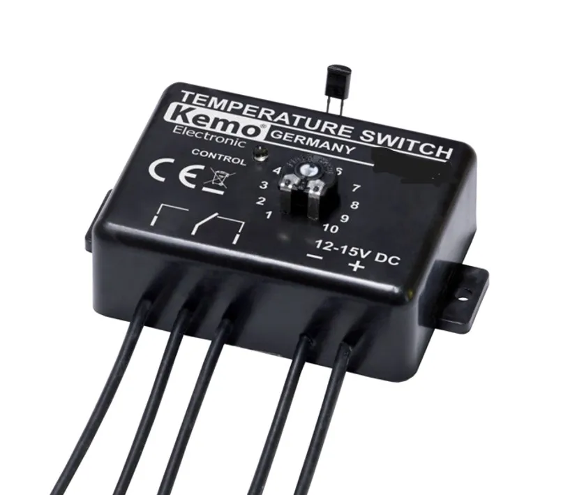 Temperaturschalter 12V 0-100C Temperaturfühler Thermostat Lüftersteuerung