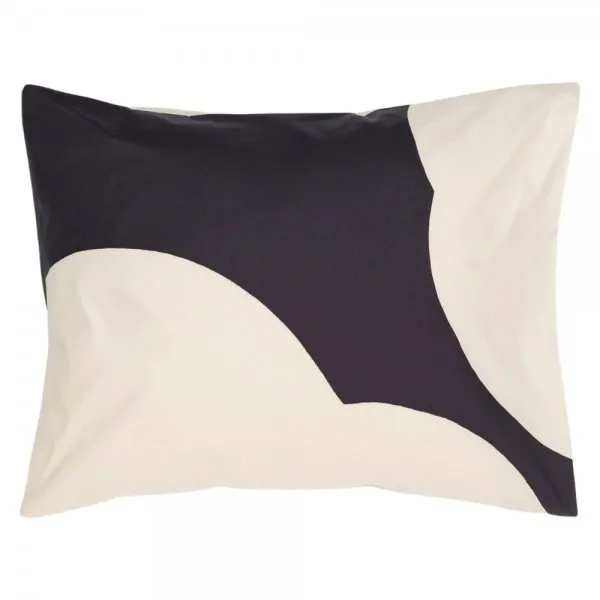 Marimekko Kissenbezug Unikko Offwhite Offwhite Charcoal (80x80cm)