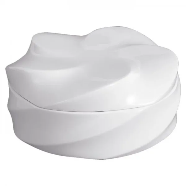 Meissen Dose Twist Weiß (16,5cm)