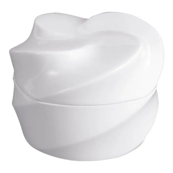 Meissen Dose Twist Weiß (9cm)