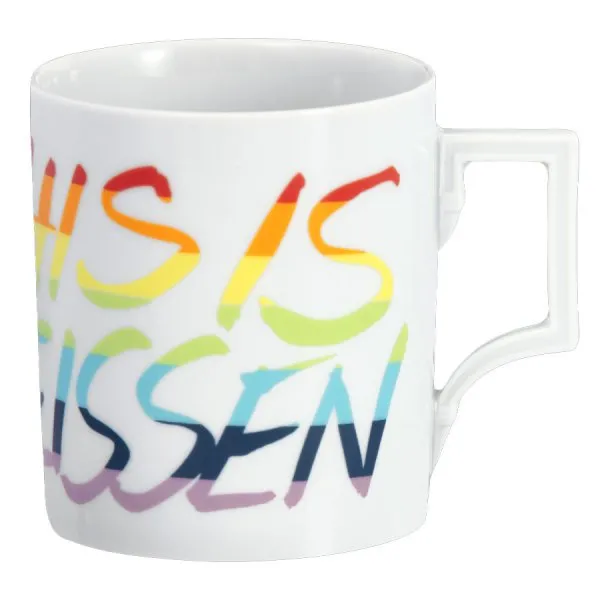 Meissen Henkelbecher Berlin This is Meissen Regenbogen