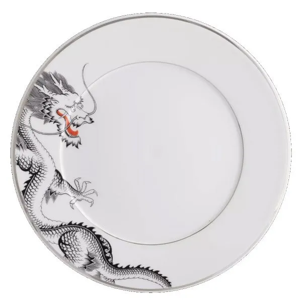 Meissen Platzteller Vitruv Glücksdrache Platinum (34cm)