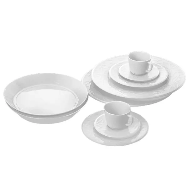 Meissen Speise-Set Vitruv Graphic Weiß (10-teilig)