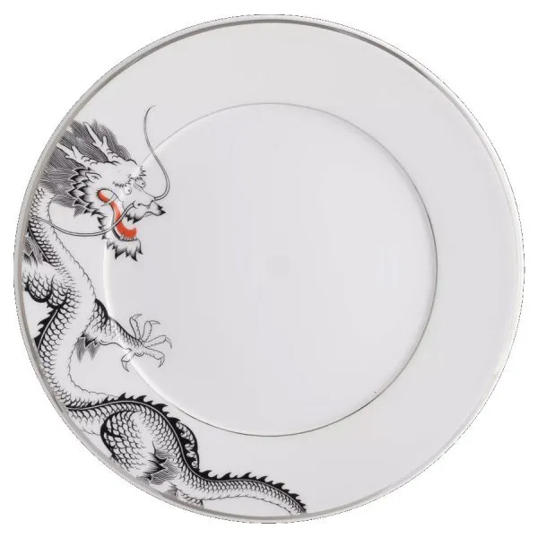 Meissen Speiseteller Vitruv Glücksdrache Platinum (29cm)