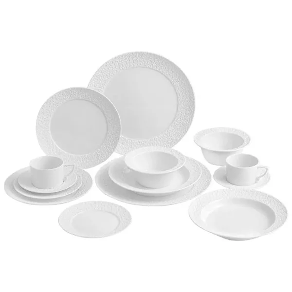 Meissen Starter Set Royal Blossom Biskuit Weiß (14-teilig)