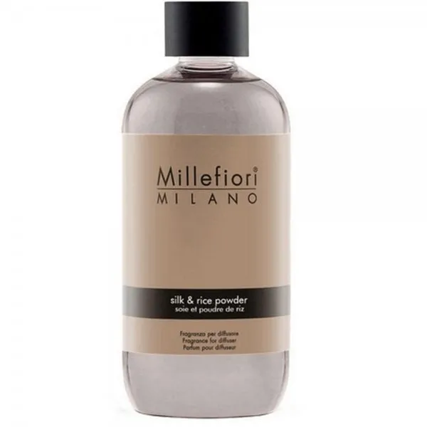Millefiori Milano Nachfüllflasche Raumduft Silk & Rice Powder (500ml)