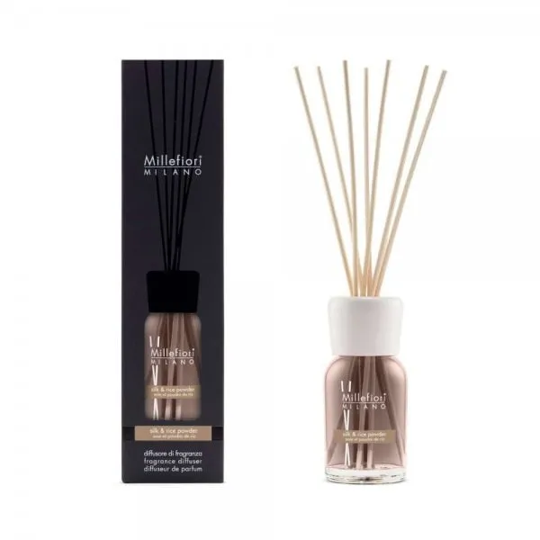 Millefiori Milano Raumduft Diffuser Silk & Rice Powder (100ml)