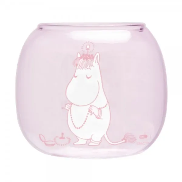 Muurla Teelichthalter Mumins Snorkmaiden Pink