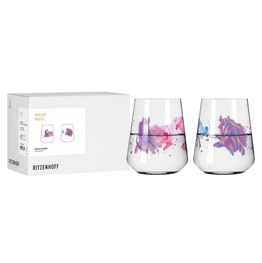 Wasserglas Set Ritzenhoff Reitgold #3+4