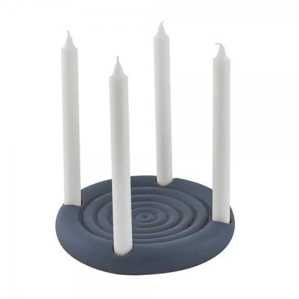 Oyoy Adventskerzenhalter Savi Midnight Blue