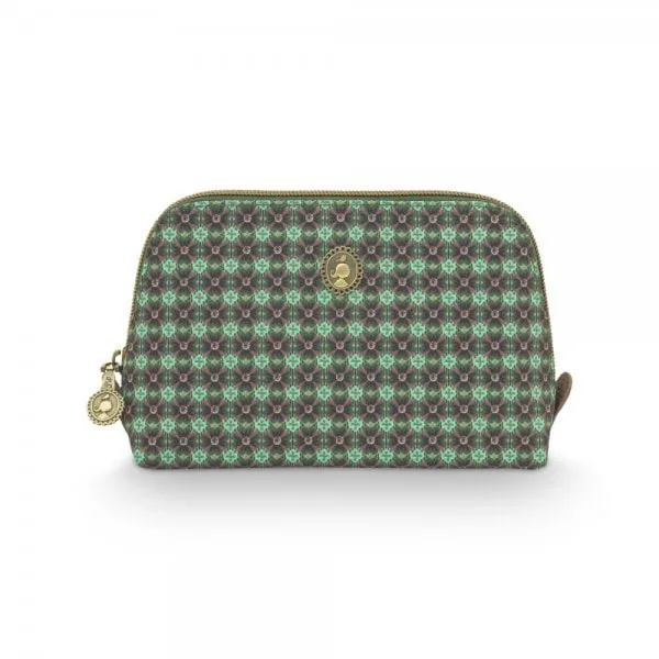Pip Studio Kosmetiktasche Necessaire Clover Coby Grün (S)