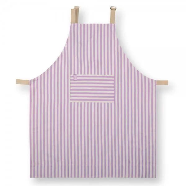 Pip Studio Küchenschürze Stripes Lila
