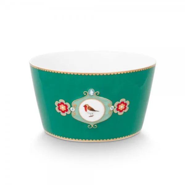Pip Studio Schüssel Love Birds Emerald (15cm)