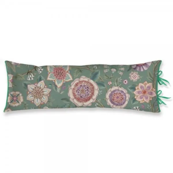 Pip Studio Zierkissen Lang Viva Las Flores Grün (30x90cm)