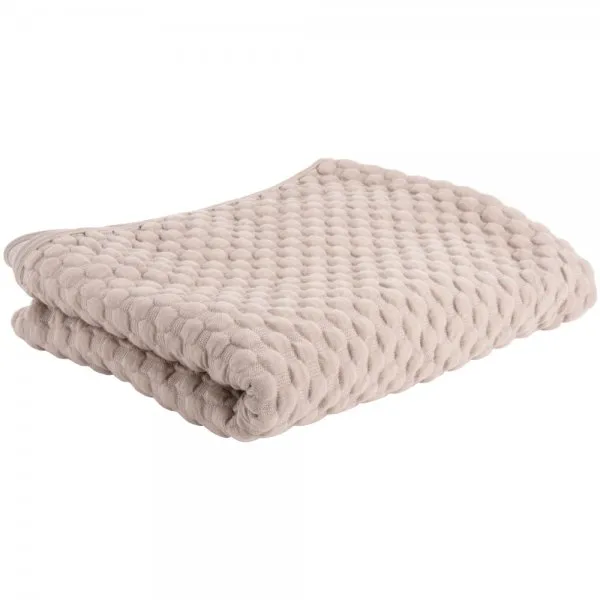 Present Time Decke Überwurf Bubbles Quilted Cotton Sand Brown (130x170cm)