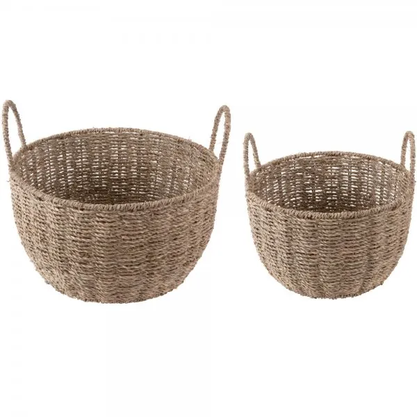 Present Time Korb-Set Save Seagrass (Medium) (2-teilig)