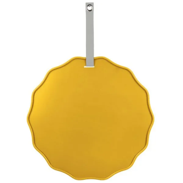 Present Time Memo Board Pinnwand Funky Wave Bright Yellow