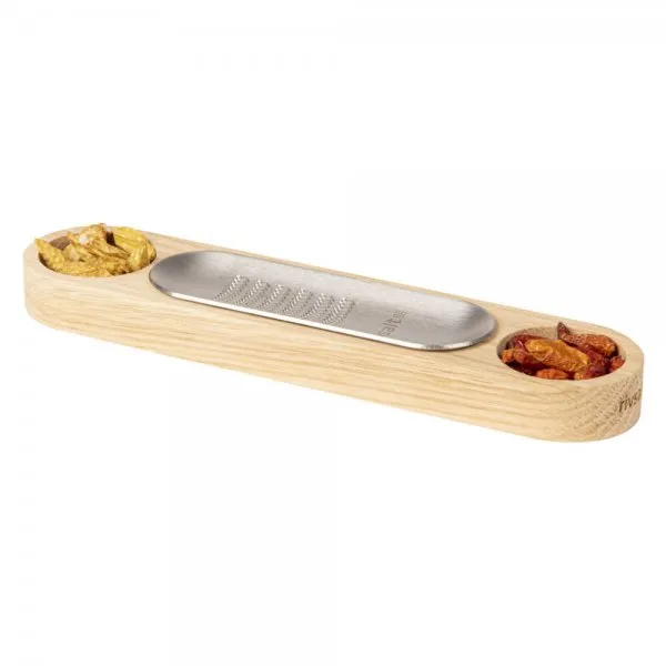 RIVSALT Chili-Reibe Spice Grater mit zwei Sorten Chili (4-teilig)