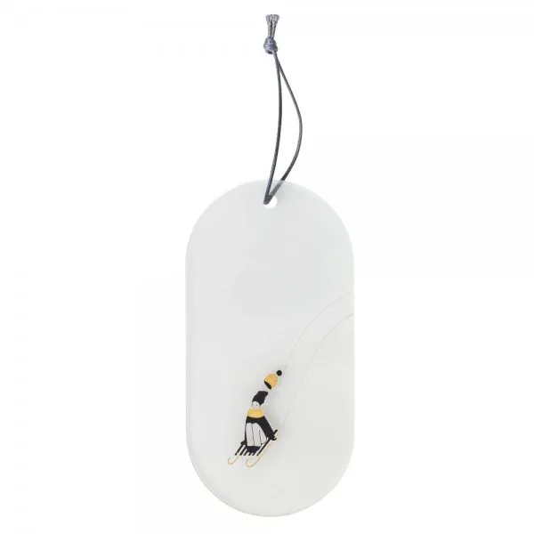 Räder Design Anhänger Schneetag Goldkufen