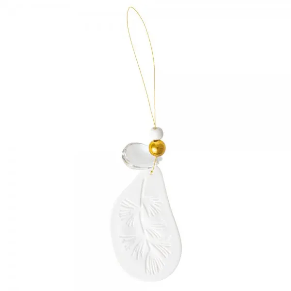 Räder Design Christbaumschmuck Porzellanornament Winterzauber Kiefernzweig