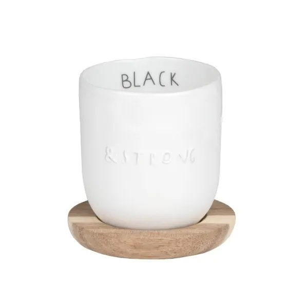 Räder Design Espressobecher Guten Morgen Black & Strong (50ml)