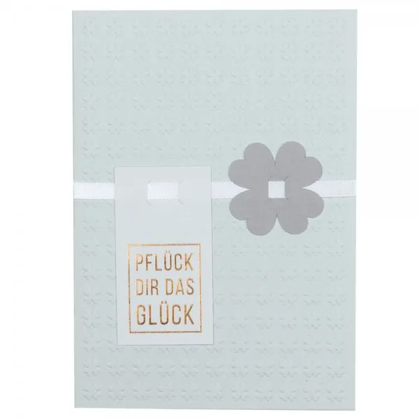 Räder Design Karte Glückwunschkarte Pflück dir das Glück