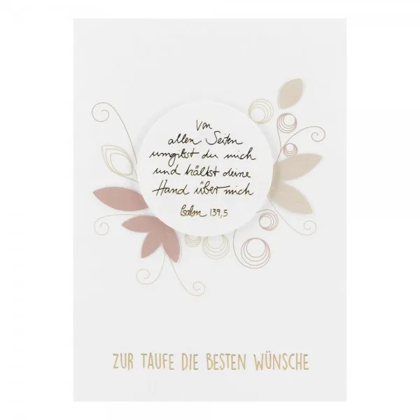 Räder Design Karte Segenswunschkarte Zur Taufe Die Besten Wünsche