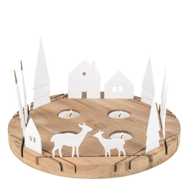 Räder Design Lichtobjekt Häuschen Rund (30cm)