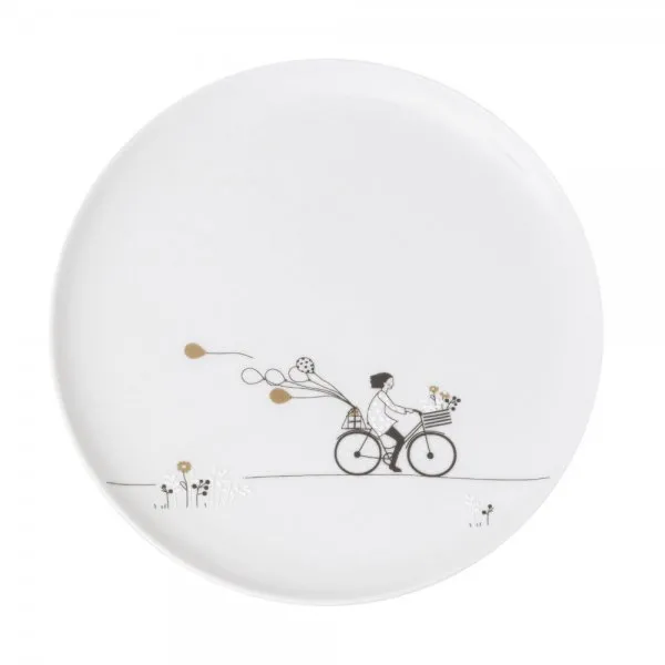 Räder Design Teller Geschenkteller Hobby Radfahren (15cm)