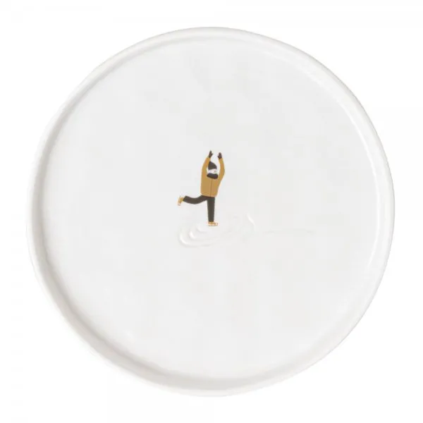 Räder Design Teller Schneetag Eislaufen (15cm)