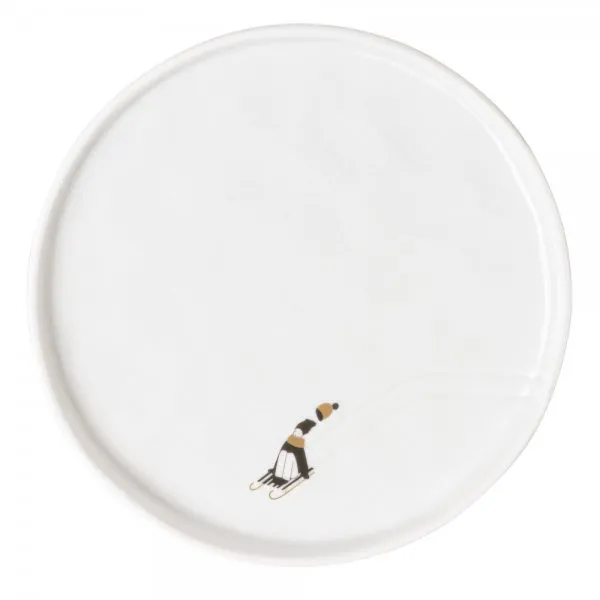 Räder Design Teller Schneetag Goldkufen (15cm)
