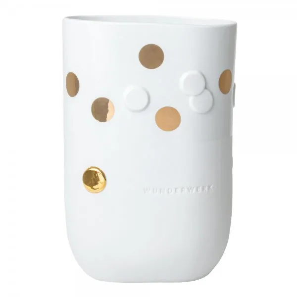 Räder Design Vase Goldener Punkt Wunderwerk (22x14x32cm)