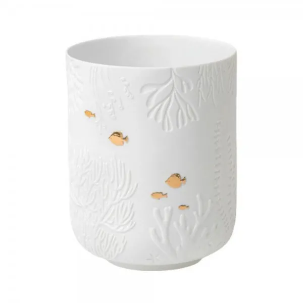 Räder Design Windlicht Unterwasserwelt Fische Weiß (13,2cm)