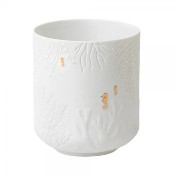 Räder Design Windlicht Unterwasserwelt Seepferdchen Weiß (10,2cm)