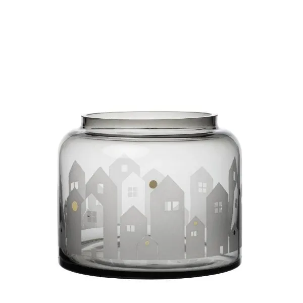 Räder Design Wintervase Häuser (15,5cm)