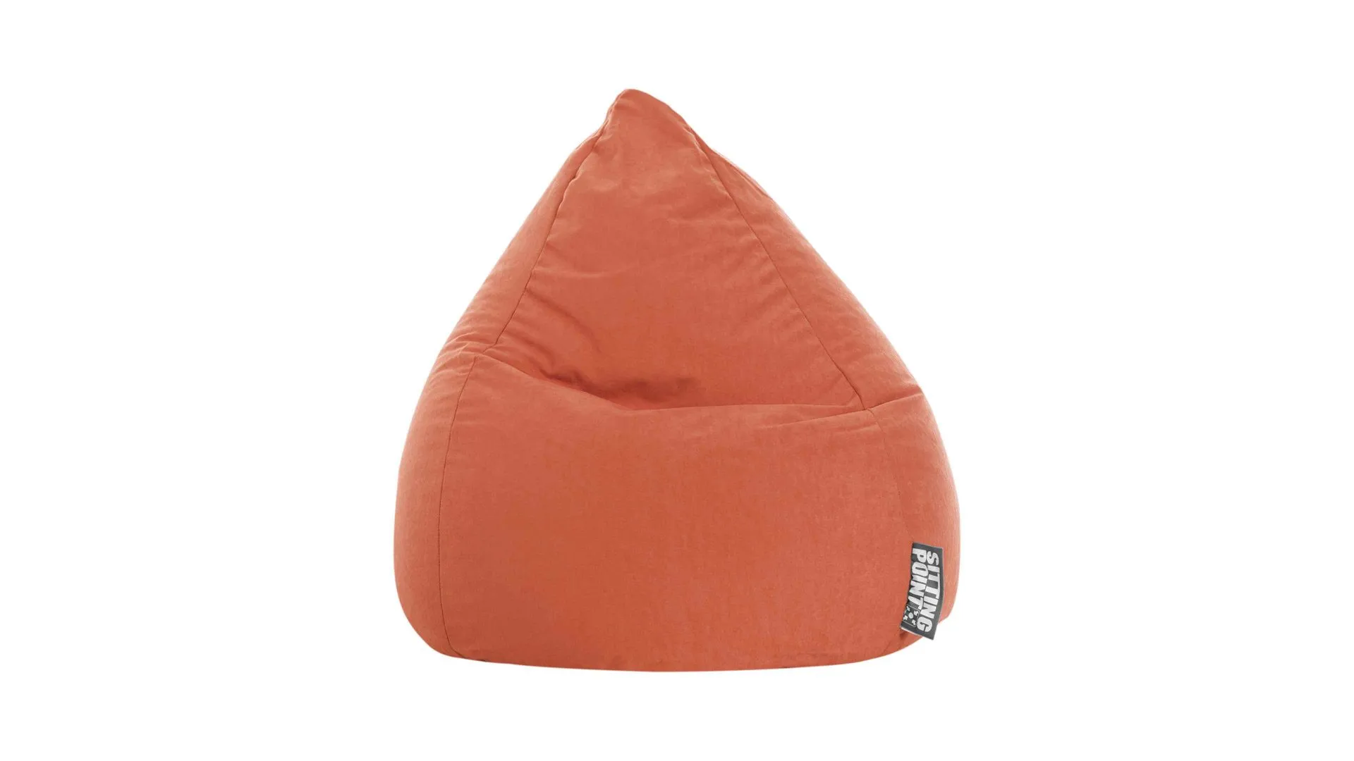 SITTING POINT beanbag easy L - Sitzmöbel, orange Mikrofaser - ca. 120 Liter