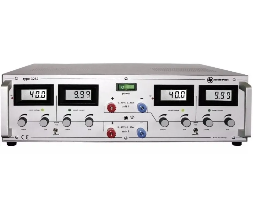 Regelbares Labornetzgerät Doppelnetzteil 2x 0-40V 2x 10A  1000Watt mit 4x LCD-Display