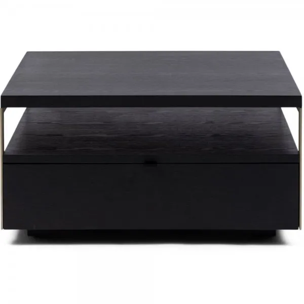 Riviera Maison Couchtisch Savannah Schwarz (70x70cm)