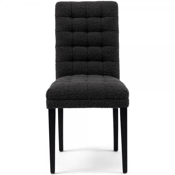 Riviera Maison Esszimmerstuhl Clement Bouclé Beluga Grau (96cm)