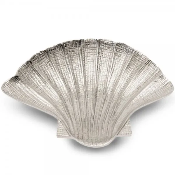 Riviera Maison Servierschale Muschel Andria Silber (L)
