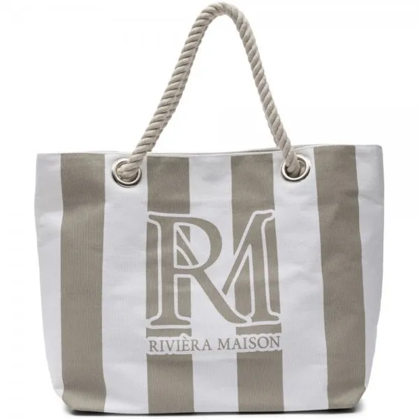 Riviera Maison Strandtasche RM Monogram Flax (56x38cm)