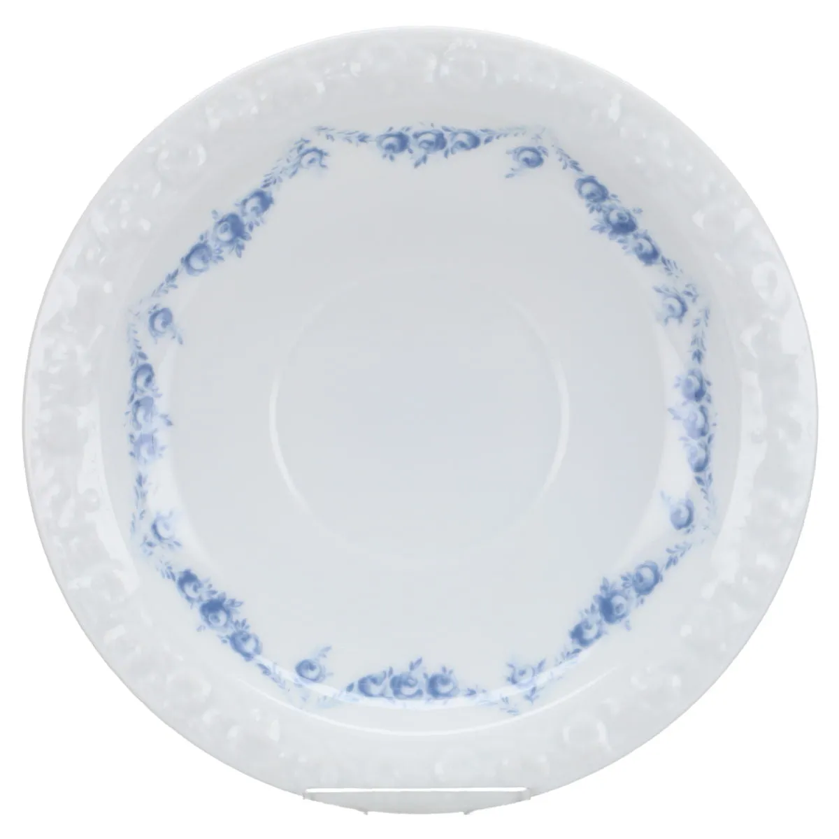 Untertasse Kaffee - Rosenthal Maria Rosenkante - blau