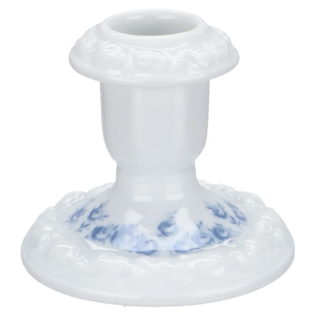 Kerzenleuchter klein - Rosenthal Maria Rosenkante - blau