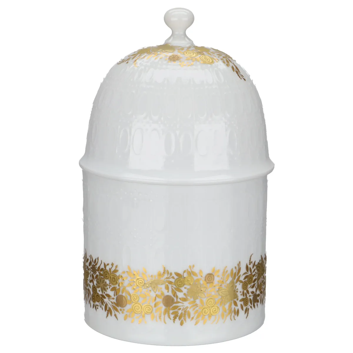 Bonbonniere - Rosenthal Romanze Blumenkranz 4 Goldtöne