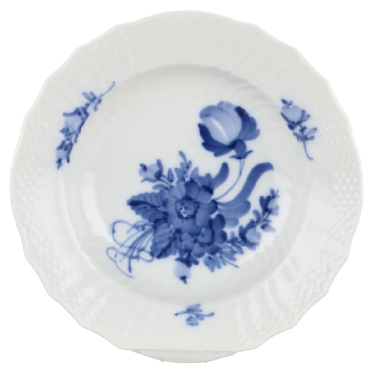 Dessertschale Modell 1619 - Royal Copenhagen Blaue Blume geschweift I. Wahl