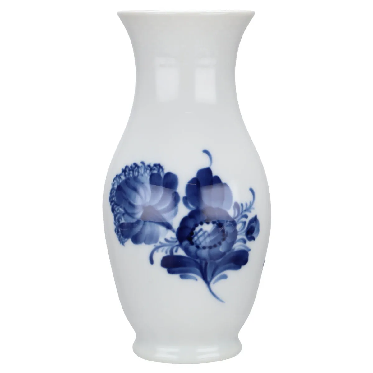 Vase Modell 8263 - Royal Copenhagen Blaue Blume glatt  I. Wahl