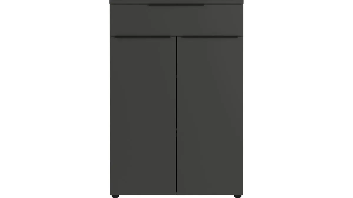 Büroprogramm Mailand - Aktenschrank, Graphit - ca. 81 x 120 cm