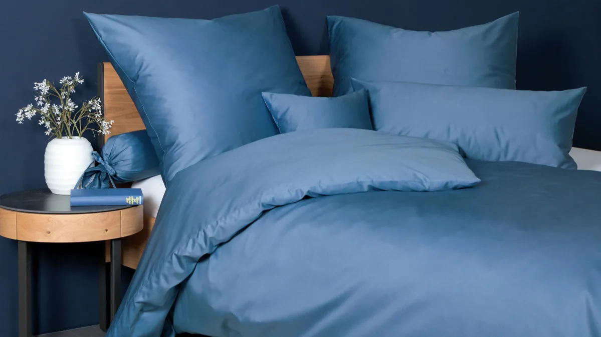 Janine® Bettwäsche-Set, Jeansblau - ca. 135 x 200 cm