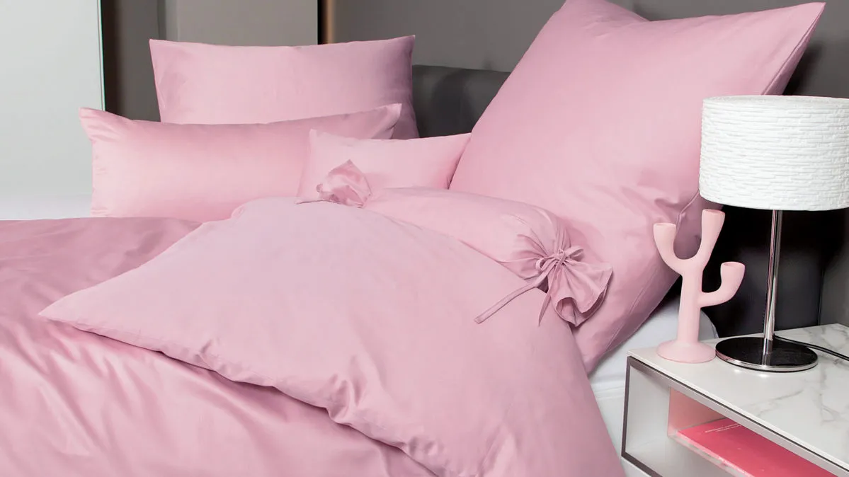 Janine® Bettwäsche-Set, Kreiderosé - ca. 155 x 220 cm